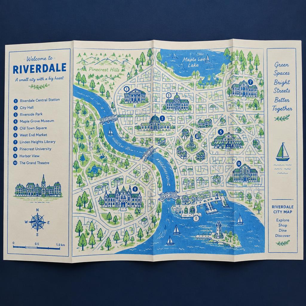 Fold-Out City Map