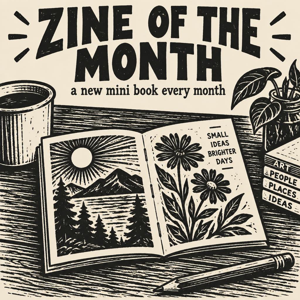 Zine of the Month — a new mini book every month